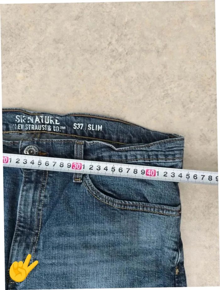 Jeans Levi's Signature W36 FR46 L32 coupe droite bleu Homme Men pan363b - photo numéro 4