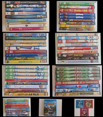 Lot de dvd pour enfants 