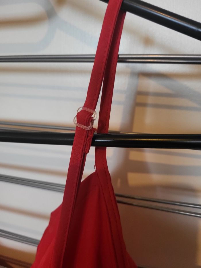 Débardeur fin rouge à bretelles Jennyfer - photo numéro 5