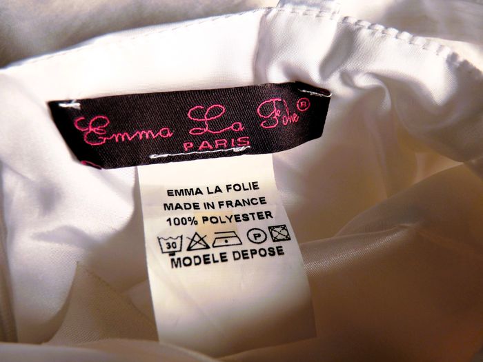 Robe Fille blanche ceremonie Emma la folie 2 ans rose TBE - photo numéro 4