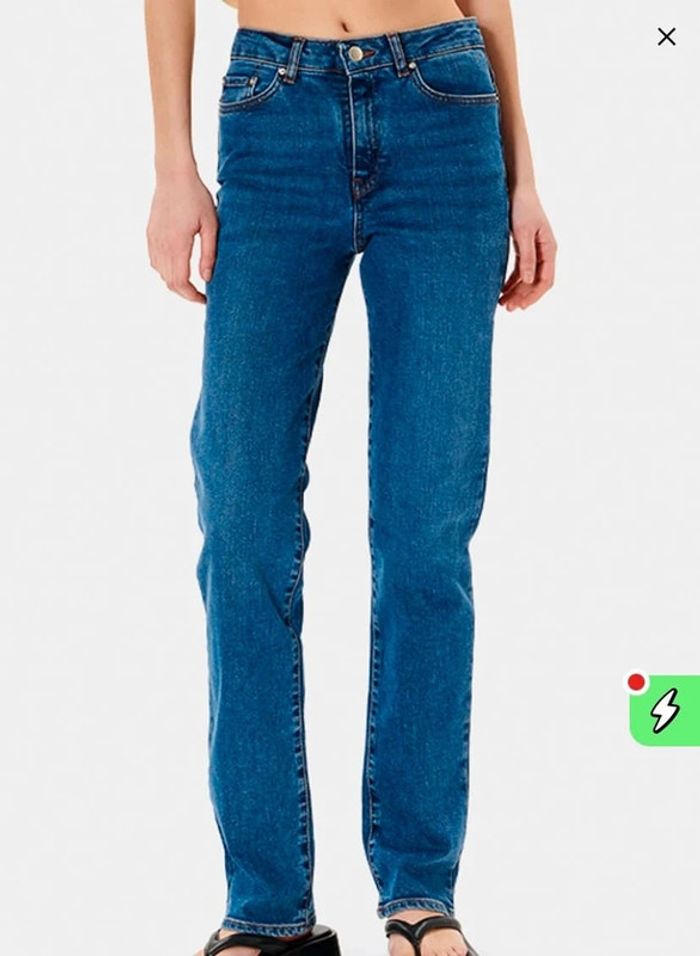 Jean droit bleu Zapa JS Straight en coton Taille M - photo numéro 5