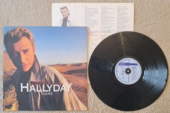 💿 Disque vinyle 33 tours 33T Johnny Hallyday Gang