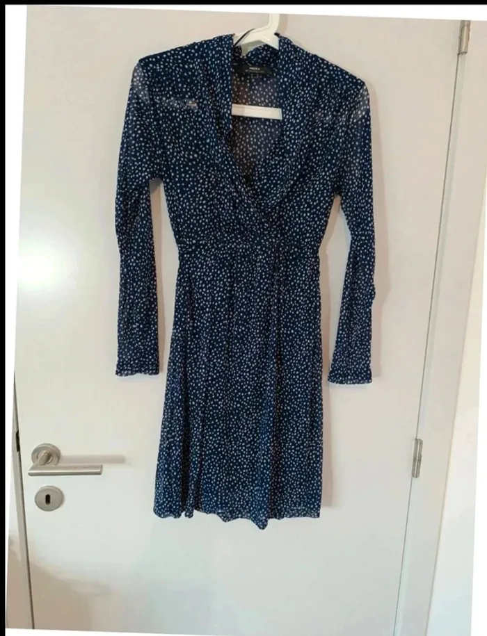 💙 Robe fluide à pois MEXX XS avec fond de robe inclus 💙 - photo numéro 6