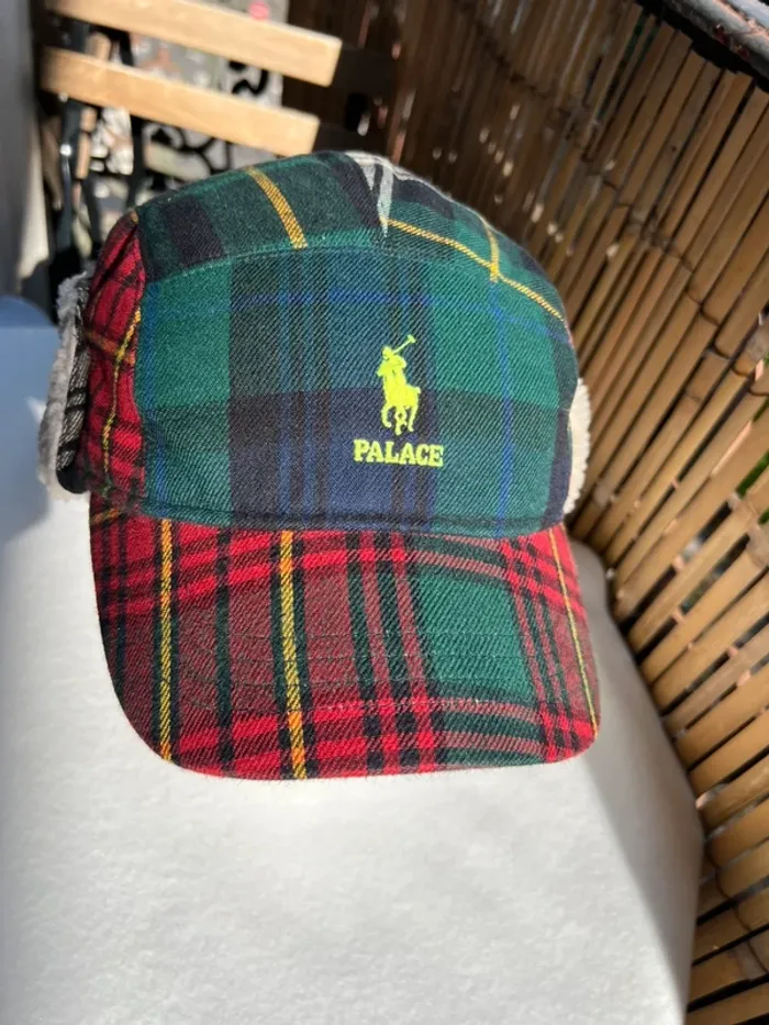 Casquette Ralph Lauren x Palace chapka patchwork