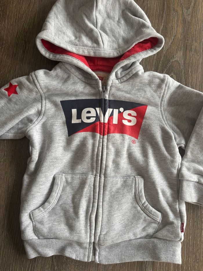 Gilet levis gris garçon 2 ans - photo numéro 2
