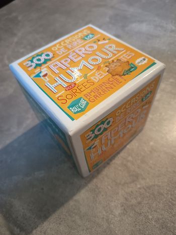 Jeu de cartes apéro humour 