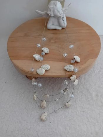 Collier 44cm style pierre neuf