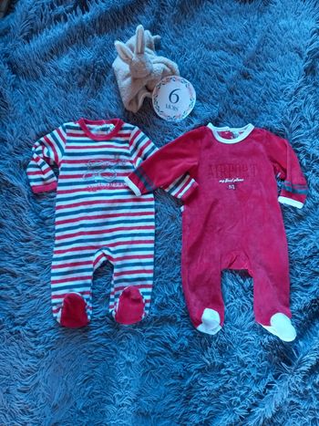 Lot de 2 pyjama garçon 6 mois