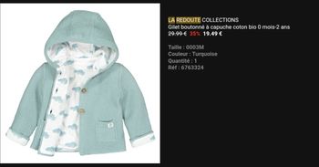 Gilet turquoise