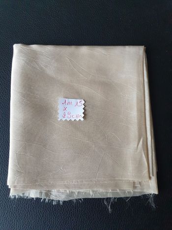 Tissu doublure beige 1m15x25cm