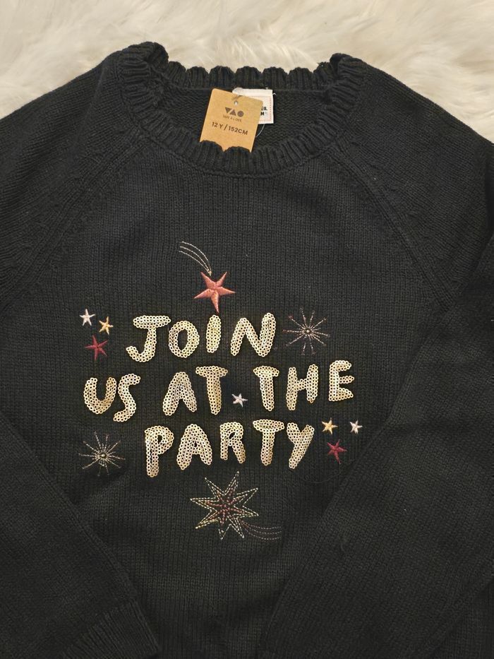 Neuf (non porté)🏷🩷🥰 🤩😍⚘️superbe pull chaud 12 ans fille 🤩😍⚘️ - photo numéro 3