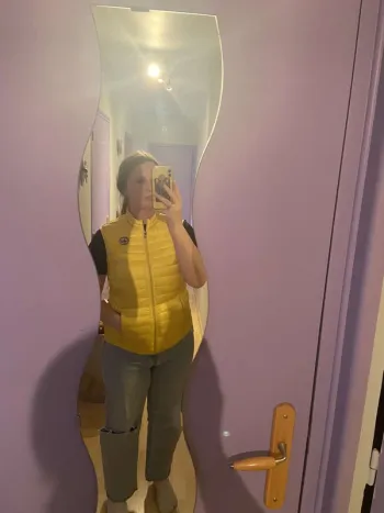 Jott sans manche jaune taille S