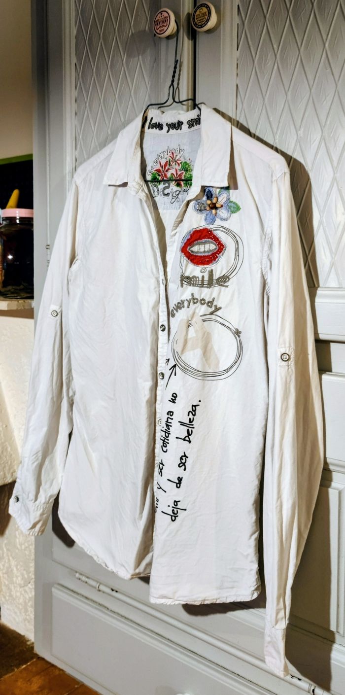 Chemise 🌸 Desigual 🐦 très belle qualité 🌿 taille M 🌸 - photo numéro 3