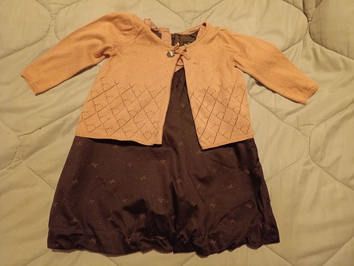 Ensemble robe+ gilet idéal pour les fêtes de fin d'année - photo numéro 7