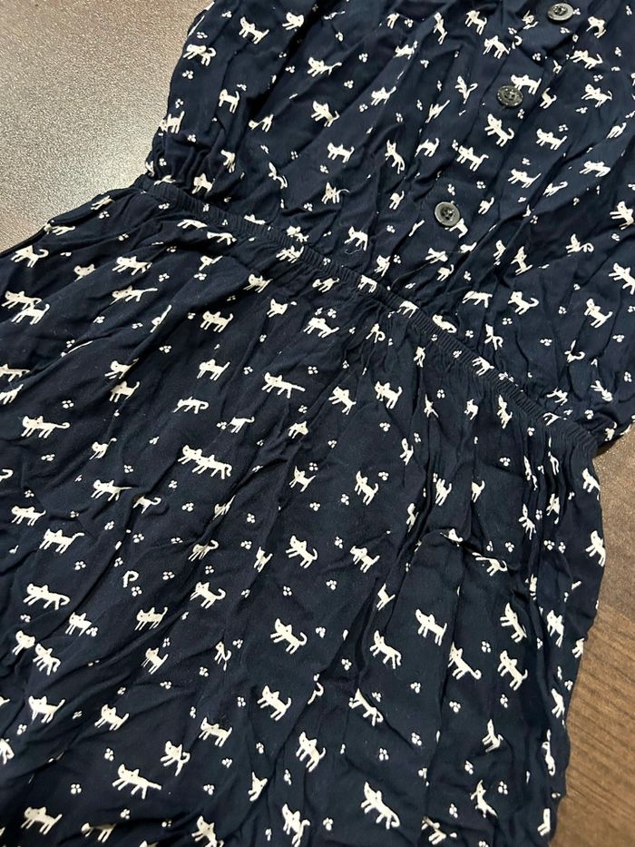 Robe bleu marine avec motifs - photo numéro 2