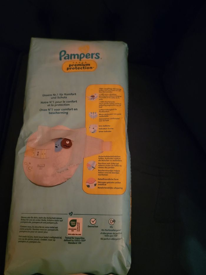 Pampers  prémium protection taille 1 - photo numéro 3