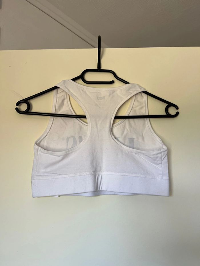 Débardeur brassière Levi’s, taille S blanc - photo numéro 3