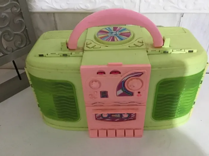 Vintage 1999 maison barbie radio cassettes - photo numéro 3