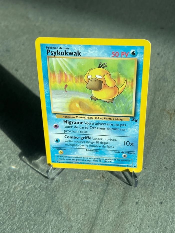 Carte Pokémon psykokwak vintage
