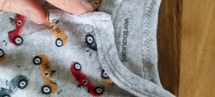 Lot 2 pyjamas velours voitures Vertbaudet - photo numéro 4