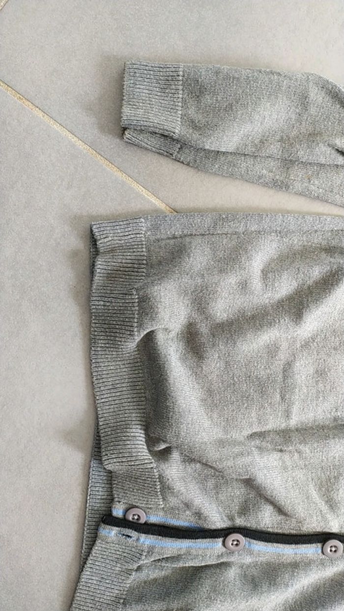 Gilet homme gris S la redoute - photo numéro 4