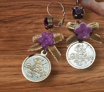 Boucles d'oreilles style vintage