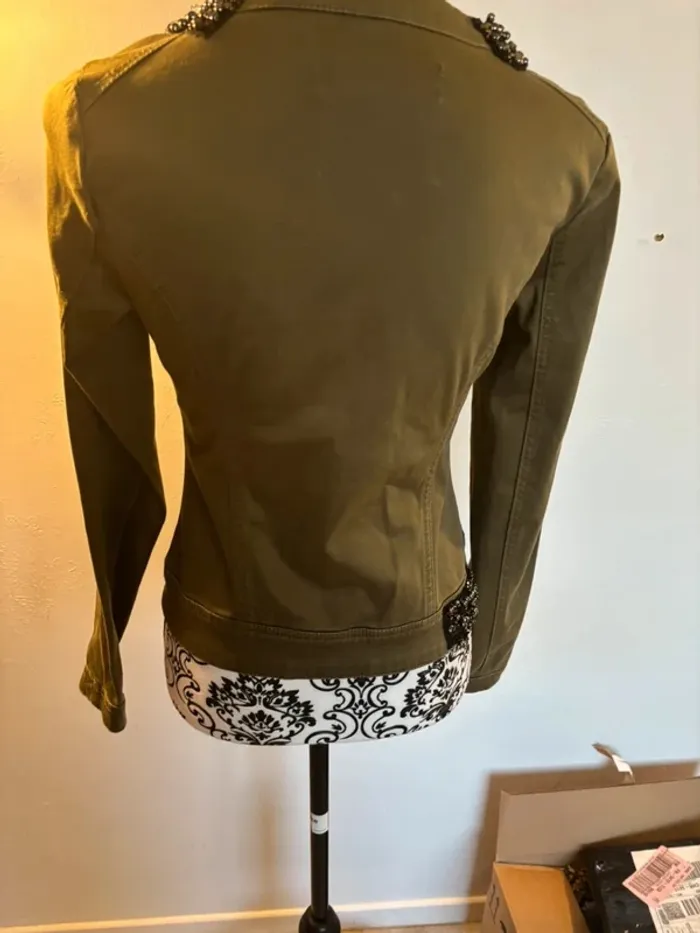 Veste en jean cintrée taille XS - photo numéro 5