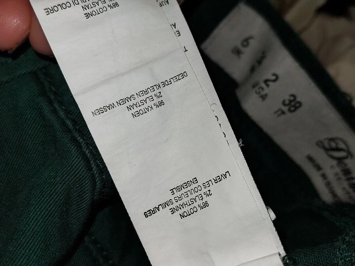 Pantalon skinny denim vert sapin état neuf Taille 34 Denim Co by Primark - photo numéro 8