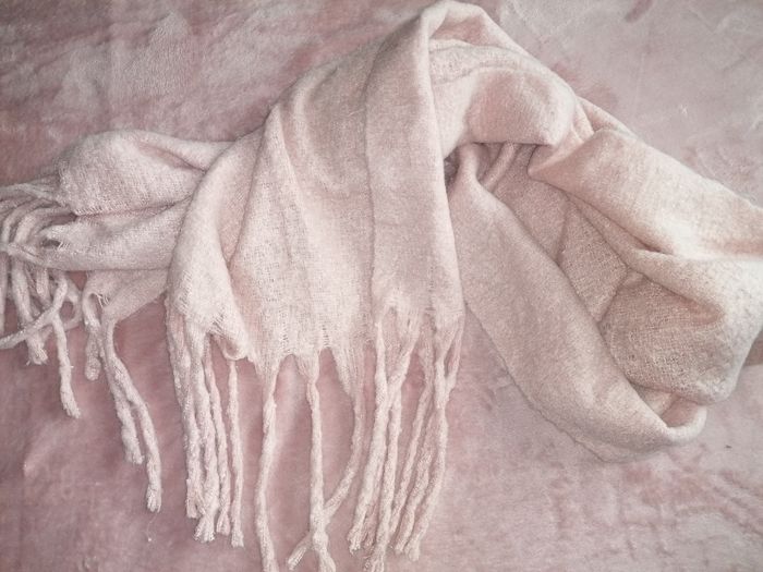 Grosse écharpe rose - photo numéro 2