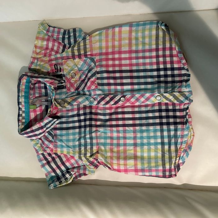 Chemise multicolore garçon