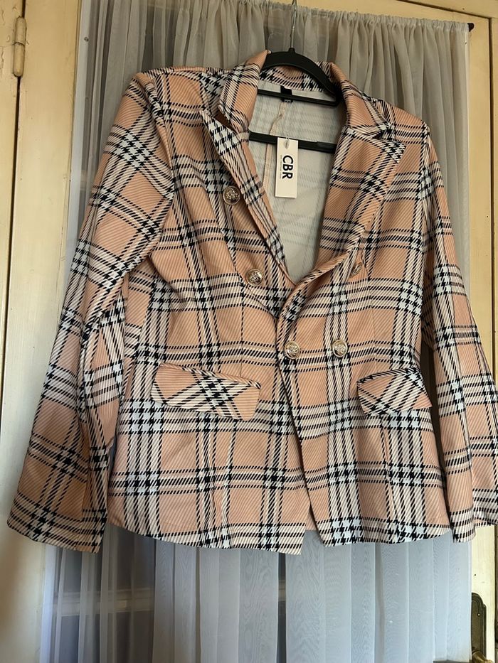 Veste légère croisée neuve avec étiquette