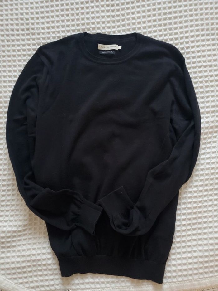 Pull extra fin noir Celio