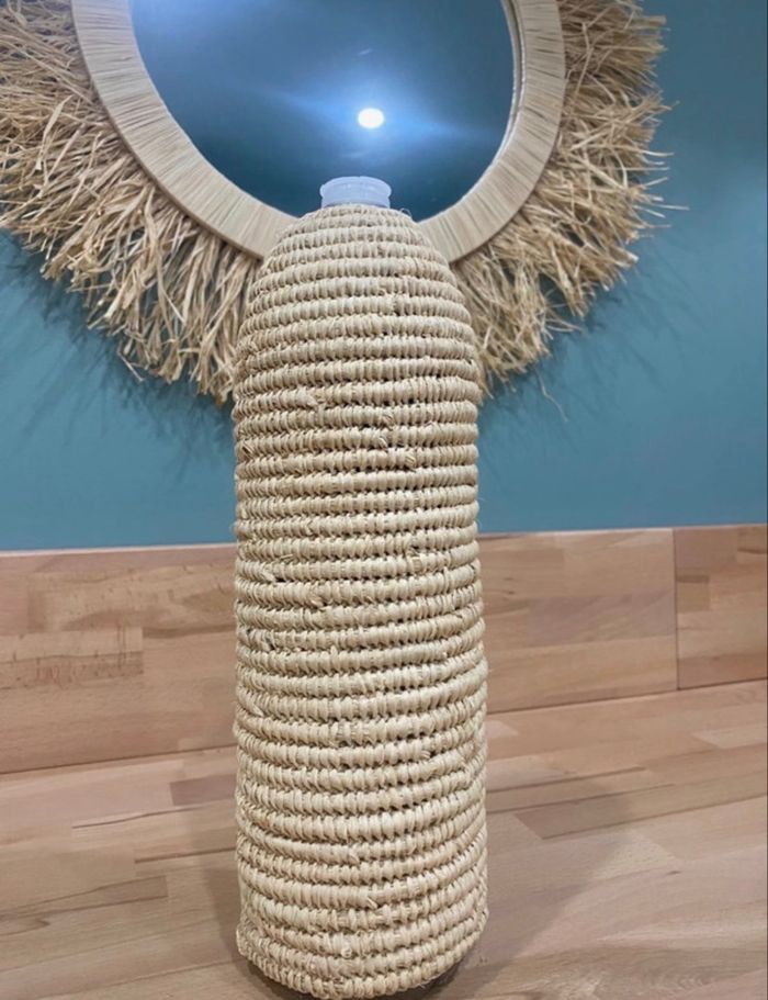 Cache bouteille en Raphia
