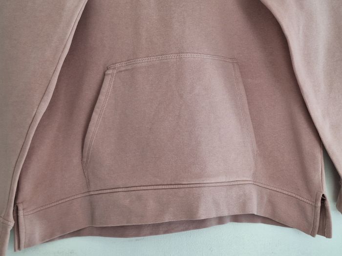Sweat à capuche couleur unie rose - photo numéro 3