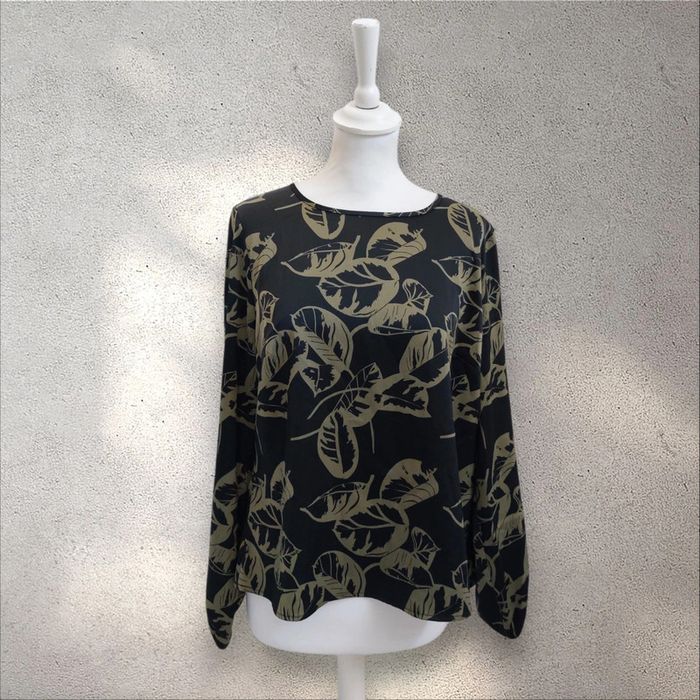 Blouse imprimée manches longues 40
