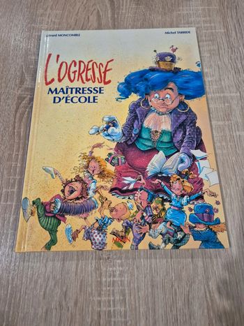 Livre L'ogresse Maîtresse d'école Gérard Moncombe