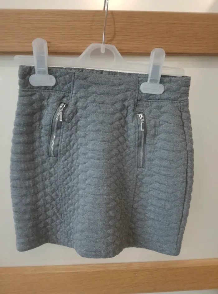 Lot de 2 jupes stretch courtes taille élastique - Fille 10 ans - photo numéro 2