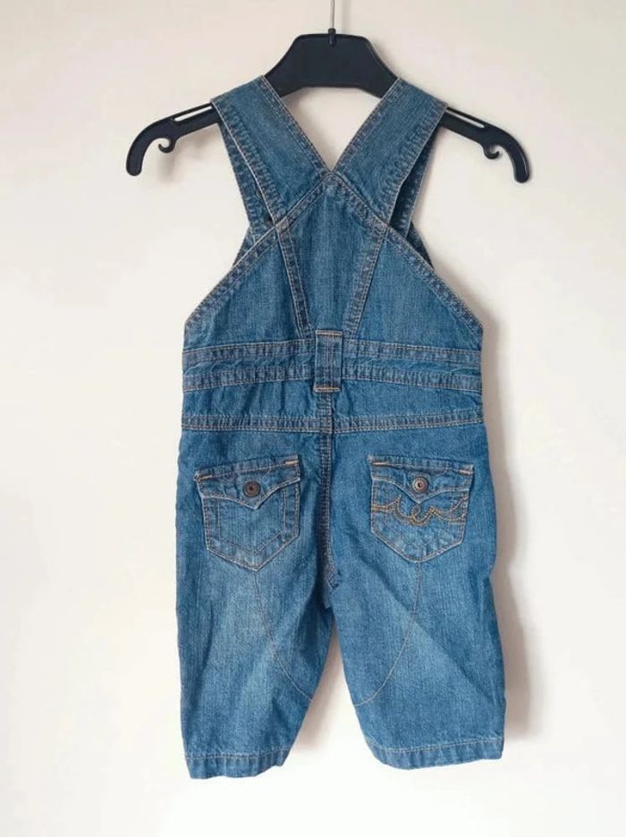 Salopette jean bleu rock / Kitchoun - 3 mois - photo numéro 2