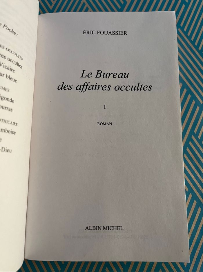 Le bureau des affaires occultes d’Eric Fouassier - photo numéro 4