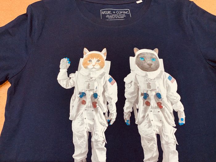 T-shirt coton Bio Nature is Coming - photo numéro 3