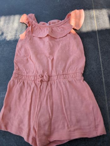 Combishort été fille 3 ans