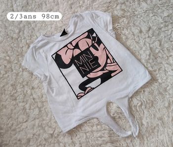 T shirt Blanc Minnie