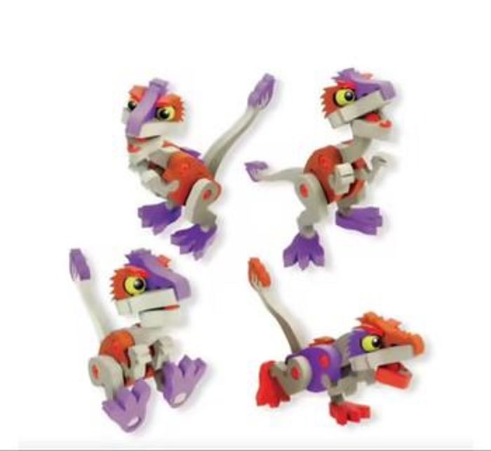 Jeu de construction en mousse 2 dinosaures bloco Dinosaurus - photo numéro 4