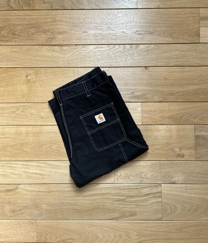 Carhartt Pantalon Double Knee Noir Taille 34x36