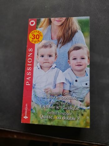 Livre Harlequin passions, 3 romans