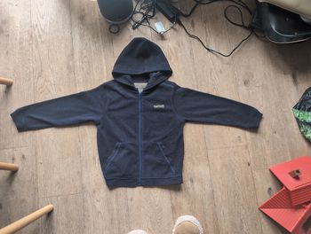 Polaire randonnée bleu marine 7/8 ans