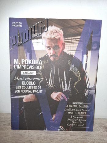 Livre podium M Pokora neuf