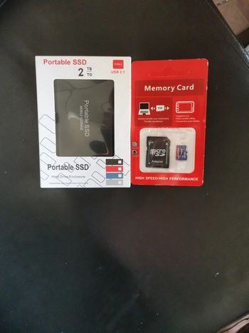 Lot 2x2to Mémoire pour switch téléphone tablette neuf
