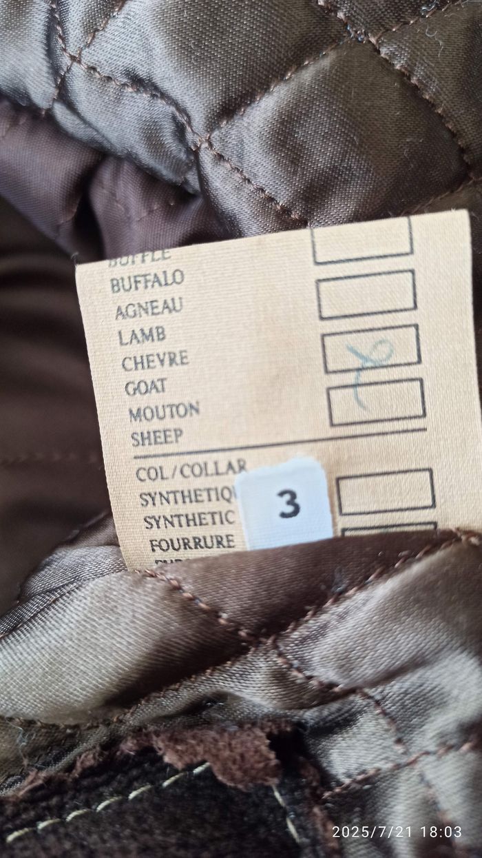 XL Blouson type aviateur cuir chèvre redskins - photo numéro 8