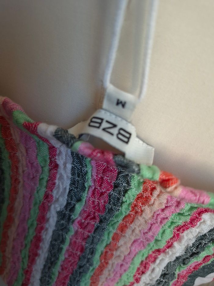 🌈joli top crop rayé multicolore BZB femme TM / 38 - photo numéro 7